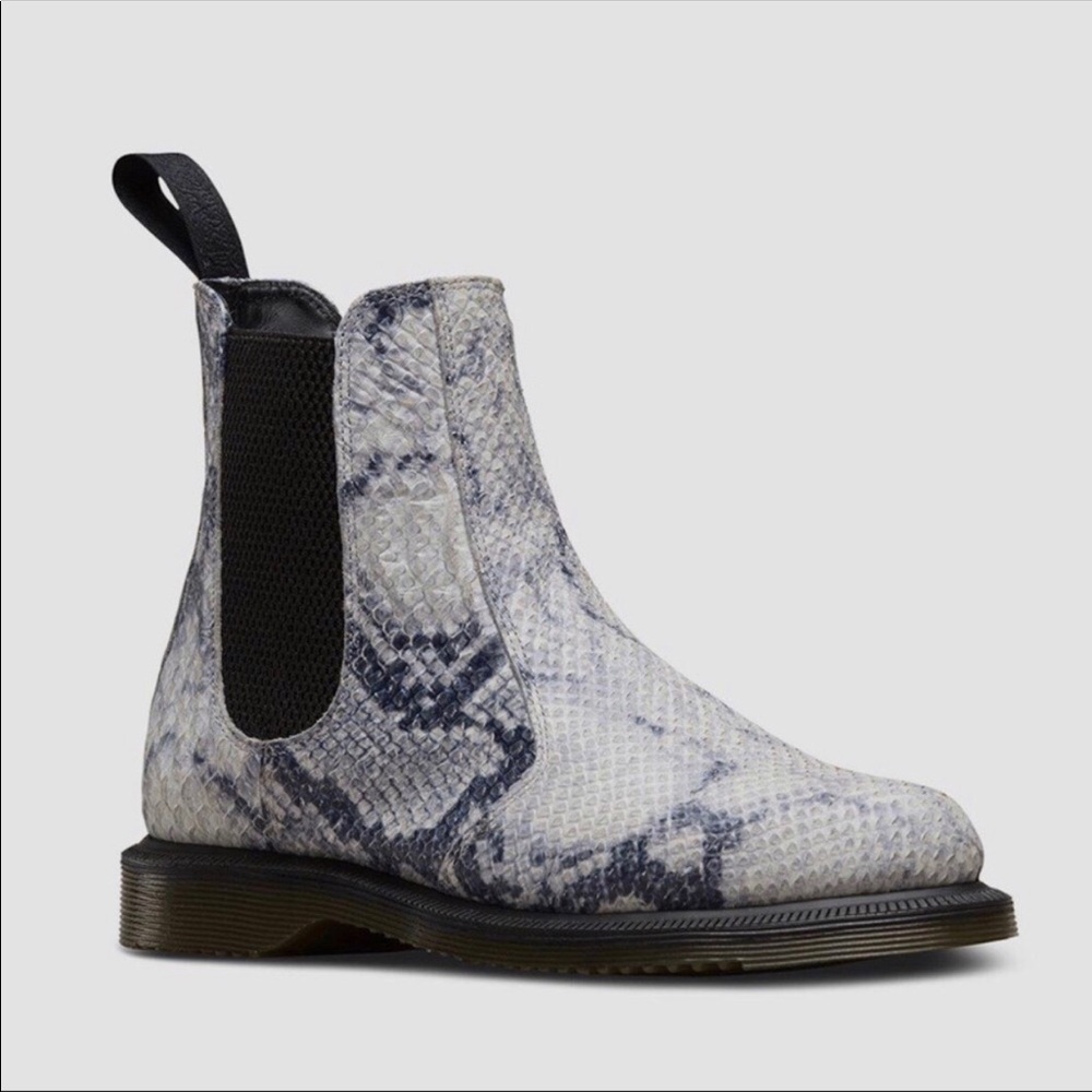 DrMarten Flora Asciano Snake Skin Boots